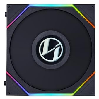 Lian Li UNI Lüfter TL LCD 120 / Schwarz/Einzelpackung/ohne Controller - 12TLLCD1B.US