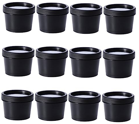 MAGICLULU 12 Pièces Pots De Crème Vides Contenants De Rangement Pour Produits Cosmétiques Contenants Polyvalents Pots De Crème Polyvalents