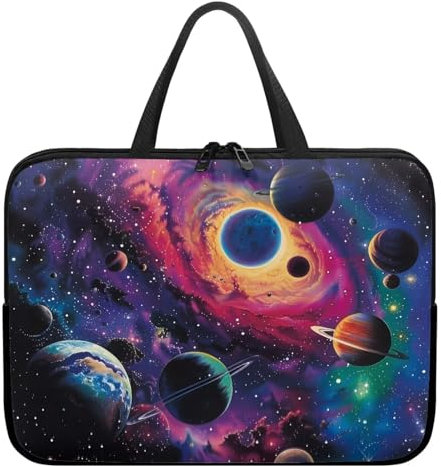 Belidome Housse de protection rembourrée pour ordinateur portable Galaxy 10 avec poignée