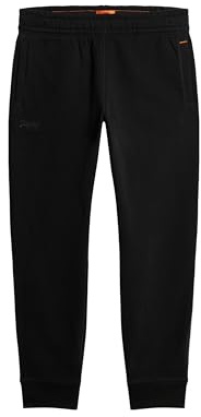 Superdry Herren Essential Jogginghose mit Logo Schwarz L