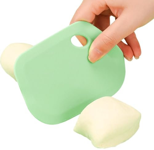 Duroecsain Rascador de alimentos, rascador de ollas, rascador de platos con borde curvado, rascador de hierro fundido para cocina