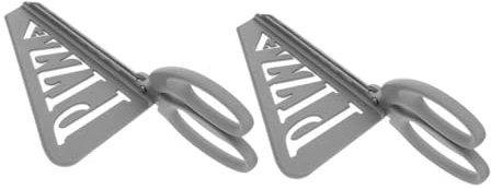 Amosfun Cortador De Pizza De Acero Inoxidable Tijeras Multifuncionales Mango Ergonómico