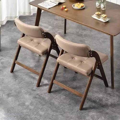 Moderner grauer Holzstuhl, gepolstert, ohne Armlehnen, für Küche, Büro, Schlafzimmer, einfache Lagerung, ideal für Gästeempfänge