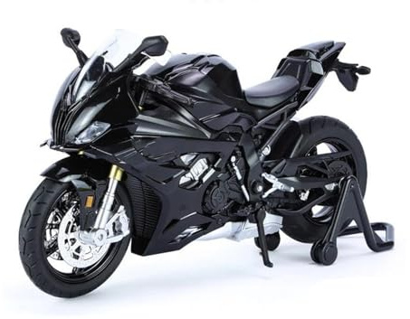 1:12 För S1000 RR S1000RR 2023 Motorcykelmodell I Legering Gjuten Metall Motorcykelsamling(Svart)