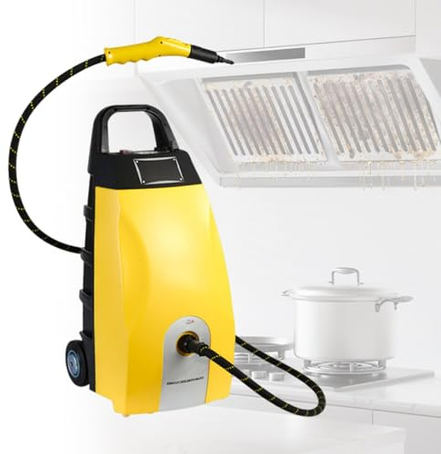 Pulitore a Vapore 3000w Ad Alta Temperatura, Serbatoio 3,5l, Riscaldamento Rapido 15s, Vapore Continuo, Accessori Multifunzione per Pulizia Approfondita