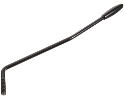 Toddmomy Leva Tremolo Singola per Chitarra Elettrica in Metallo Nero Filettatura 6mm e Punta in Plastica per Migliorare la Performance la Protezione