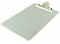 Planchette à Pince Q Connect A4 Acier Gris Métal Résistant