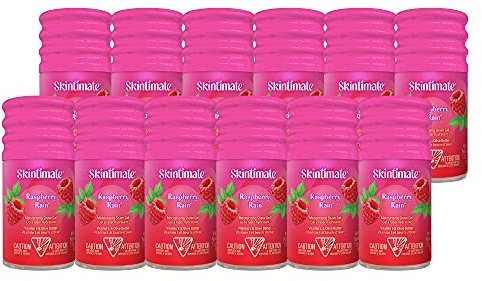 Skintimate Signature Scents Moisturizing Shave Gel for Women Raspberry Rain with Vitamin E and Olive Butter - 2.75 Ounce (Pack of 12)