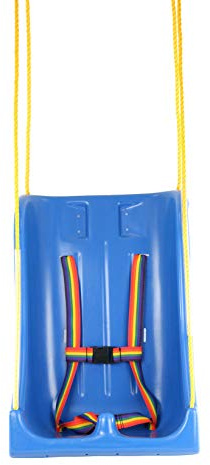 Skillbuilders 30-1631 Full Support Swing Seat with Pommel, Rope, Medium (Teenager)