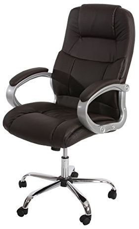 Mendler Profi-Bürostuhl Boston XXL US-Version - braun