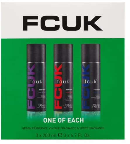 FCUK Bodyspray Trio : Vintage,Sport and Urban by FCUK