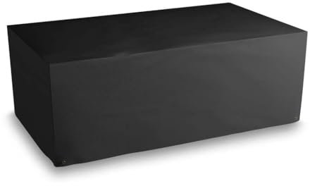 Bosmere Protector 5000 | Rectangular Garden Table Cover | L 196cm W 114cm H 71cm | 100% Waterproof, UV Protected, Heavy Duty 600D | 5 Year Guarantee | MB560