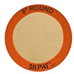 Silpat The Original Round Cake Liner Non-Stick Silicone Baking Mat, 8, AH197-01