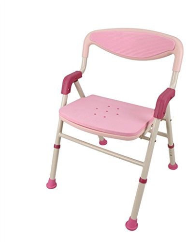 Sgabelli da Doccia/Vasca da Bagno Sedia da Doccia in Lega di Alluminio per tappeti Antiscivolo per Anziani/disabili Regolabile in Altezza 3 con Schienale e Sedile per Vasca da Bagno Max. 100kg