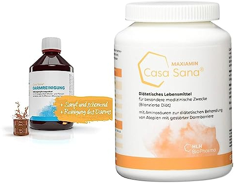 Casa Sana DARMREINIGUNG, 500 ml – Nahrungsergänzungsmittel mit 23 ausgesuchten Kräuter- und Pflanzenextrakten sowie 31 Bakterienstämmen