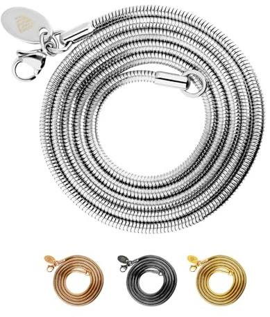 Max Palmer® | Schlangenkette | Edelstahl | 84 Varianten