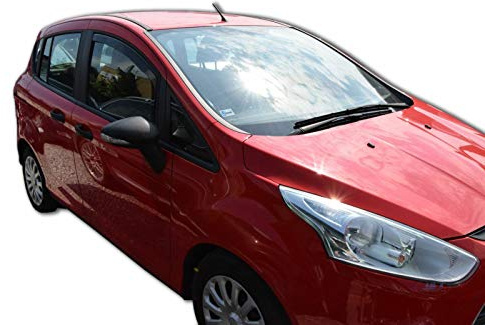 J&J AUTOMOTIVE Windabweiser passend für Ford Focus B-Max 5-Türer 2012-2017 2tlg, Heko Regenabweiser Vorne Getönt Dunkel Passform