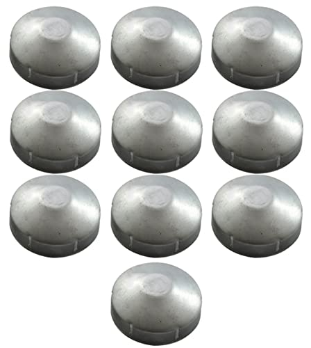 MFFIRE 10 Stüc Pfostenkappe Mit Aluminiumkette Runde Metallpfosten Für Pfosten Pfostenkappe Für Runde,60mm