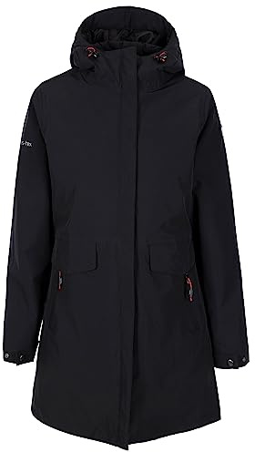 Trespass Womens Hooded Rain Jacket Modesty Black in Size - 6