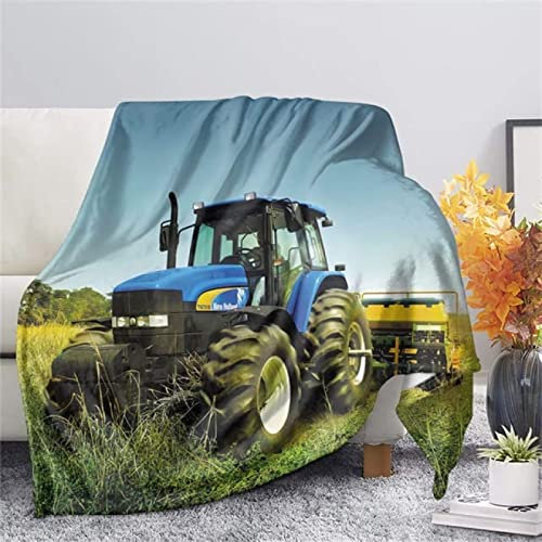 okoikfc Kuscheldecke Flauschig 220x240 cm 3D Blau Decke Fleecedecke - Wohndecke, Sofadecke XXL, Decke Couch Blanket, Kuscheldecke Große, Sofa überwurfdecke