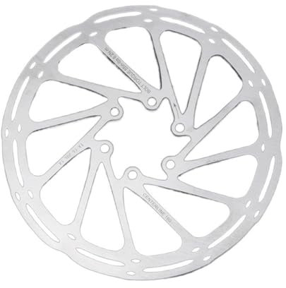 Bremsscheiben Fahrrad Fahrradscheibenbremsbremsrotor 160 180 203 mm MTB Disc Center Line Scheiben Rotoren hohe Kühlhochkissenbremsscheibe Fahrrad Bremsscheibe (Color : 160mm)