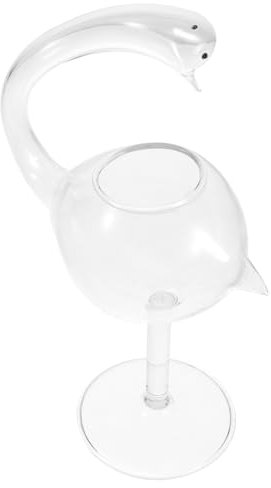 Ciieeo Schwanenform Cocktailglas Mit Strohhalm Martiniglas Für Bar Kreatives Trinkglas Für Partys Bankette Und Geburtstage
