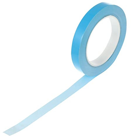 OSALADI Nastro Adesivo Termico Biadesivo 15mm x 25m Per Dissipazione Calore Cpu Gpu Led, Resistenza Temperatura, Adesione Elevata Per Componenti Elettronici