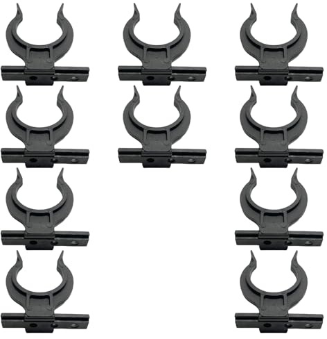 Emballage 10 Plinthes Cuisine Polyvalentes Attachez Clip En Plastique Robuste Pour 32 Jambes D'armure 42 Mm Sans Vis