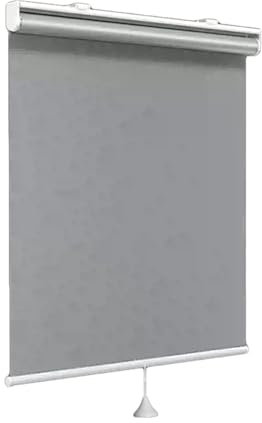 X1NGFU Springrollos für Fenster,100% Schnurlos Verdunklungsrollo,Sichtschutz Sonnenchutz Mittelzugrollo,für Zuhause und Büro,Anpassbar,mit Zubehör,Breite×Höhe (60cm x 120cm)