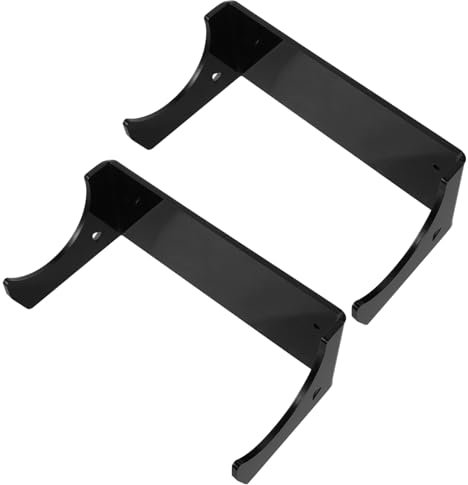 SECFOU 2pcs Rolling Pin Holder Wall Mount Kitchen Storage Rack Rolling Pin Stand Space-Saving Decorative Hanger