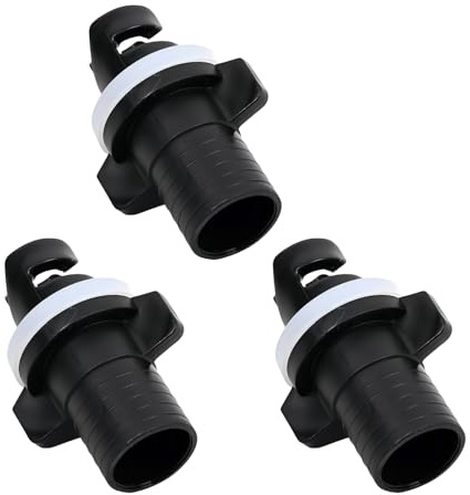 AHEJIOO 3 Stücke SUP Kompressor Adapter – Hochwertiger Ventiladapter für Stand Up Paddle, Schlauchboot, Kajak & Luftpumpe – Dichtungsdesign, Easy to Use – Kompressor Board Pumpe Zubehör