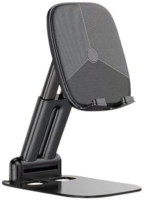 Laikoutd Height Adjustable Cellphone Dock For Desk Foldable Tablet Stand With Positioning Adjustable Phone Stand