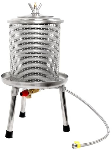 FISCHER-LAHR Wasserdruck-Presse 10 Liter komplett Edelstahl Apfelpresse Obstpresse Mostpresse