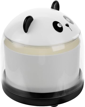 TOYANDONA Mini Cestino per Rifiuti da Tavolo a Forma di Panda Cestino di Plastica Piccolo per Ufficio e Camera da Letto Ampia Apertura Pratico e Resistente per Uso Quotidiano