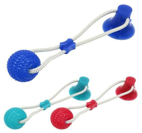 FUTUREORYY Multi-functional Pet Molar Chew for Dogs with Tpr Material and Suction Cup Design, Reduces Destructive Behaviour, for Home and Bedroom Use