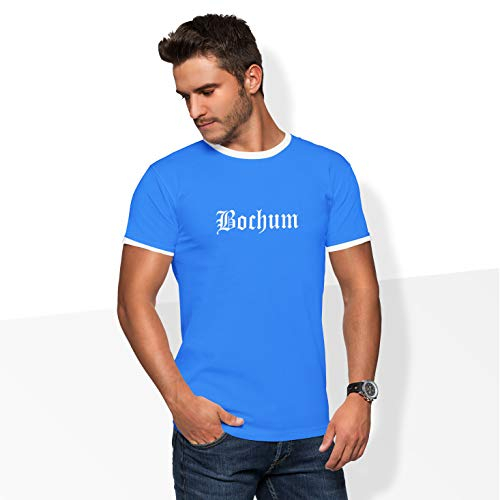 World of Football Ringer T-Shirt Old Bochum - L