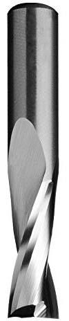 ENT 10026 Spiralnutfräser Premium VHW, Schaft (S) 8 mm, Durchmesser (D) 6 mm, NL 22 mm, GL 70 mm