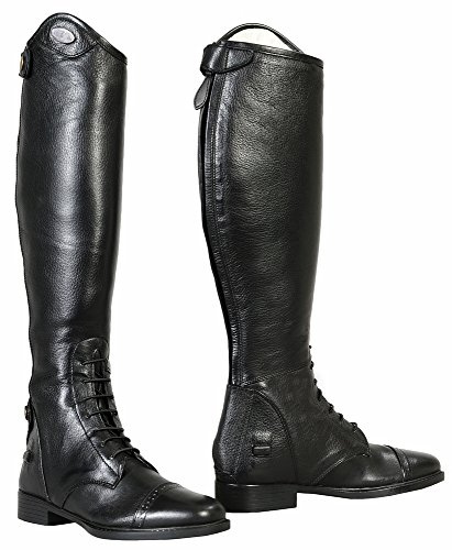 TuffRider Ladies Belmont Leather Field Boots-Black-7