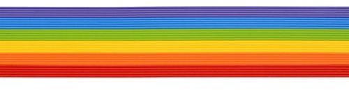 Wachsstreifen/Verzierwachs im Set Regenbogen (30 Stück / 20 cm x 1 mm) TOP QUALITÄT