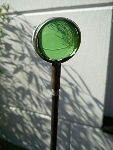 Zen Man spina da giardino in vetro effetto ruggine decorazione vetro ruggine giardino spina verde 115 x 4 x 4 cm 101569