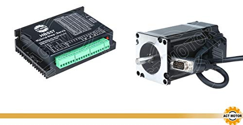 DE-SHIP/Auf Lager Nema23 1PC Closed Loop Motor 23SSM8440-EC1000 101mm 4A 2.1Nm D-Shaft Ø 8mm+1PC HBS57 Closed Loop Stepper Driver CNC OEM ACT MOTOR GmbH