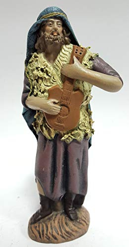 Arte Pesebre - Pastor con Guitarra, para Figuras de 15 cm