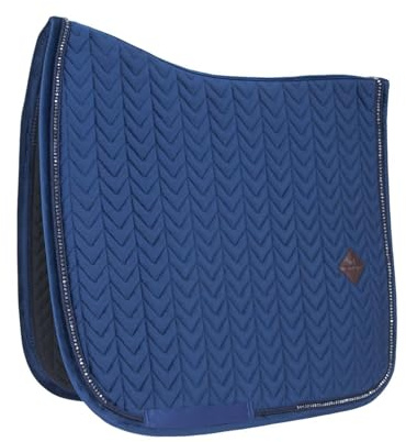 Kentucky Satteldecke - Pearls Dunkelblau Samt - Satteldecke Dressur