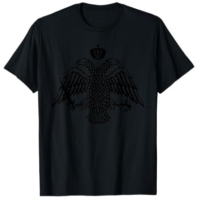 Griechenland Orthodox Byzantium Kreuz NIKA Adler griechisch T-Shirt