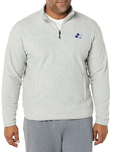 Amazon Essentials Herren Polar-Fleece-Mockjacken mit Viertelreißverschluss