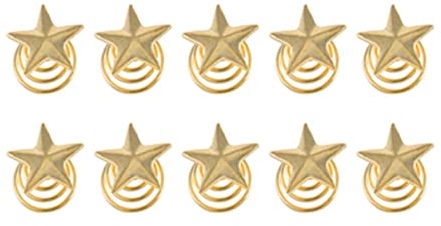 TONAUP 10 Stücke Haarnadeln Haarspangen Spirale Haar Clip Sterne Haarschmuck Mädchen Hochzeit Haarkamm Kopfschmuck Haarspiralen Brautschmuck für Damen Braut Hochzeit (Gold)