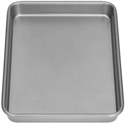 Tissting Teglia da Forno per Forno, Teglia per Torte in Acciaio Inox Teglie Forno Rettangolari da Cucina Utensili Forno per Crostate All'uovo, Servizio di Cottura(S)