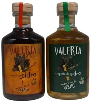 Vermut de Sidra - ROJO + BLANCO 70cl Val do Traba Ideal para aperitivos y celebraciones