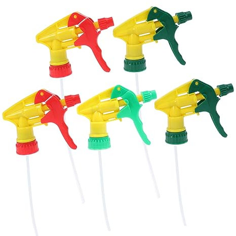 INOOMP 6 Pulverizadores De Riego para Jardín Boquilla De Plástico, Multifuncionales para Plantas y Flores, Diseño Reforzado Tubo, Colores Aleatorios para Uso Doméstico y Exterior