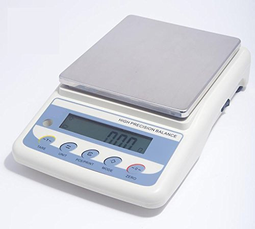 JUELIN Balance de Laboratoire électronique de Haute précision, comptage de Bijoux/Aliments, Balance de Cuisine numérique, Charge RS232, Balance Intelligente (3kg/0.01g)